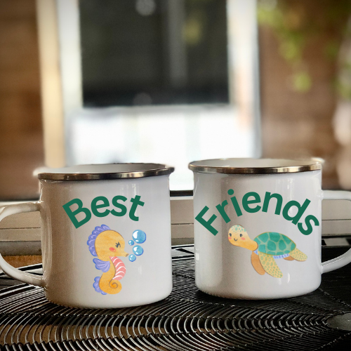 NEW! 12 oz Customizable Camping Coffee Mug